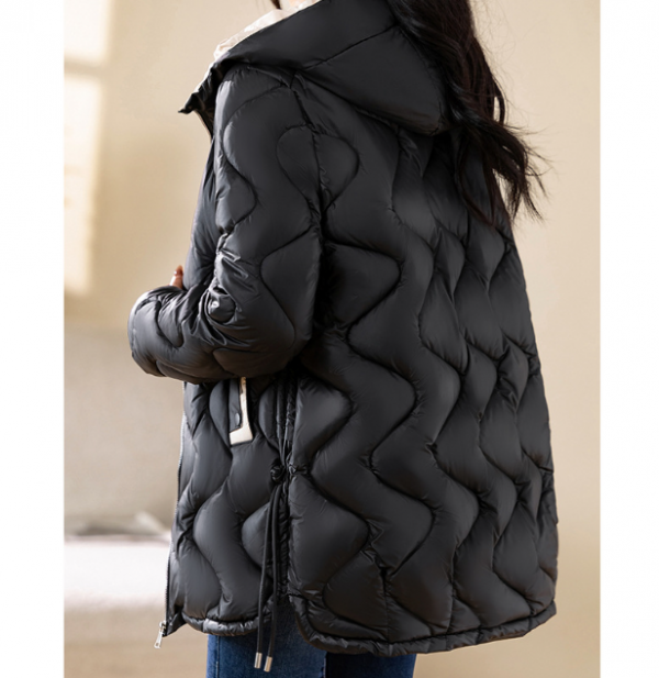 Winter Disposable Cotton-padded Coat For Women Padded Down Jacket Korean Style Mid-length Warm Jacket For Women