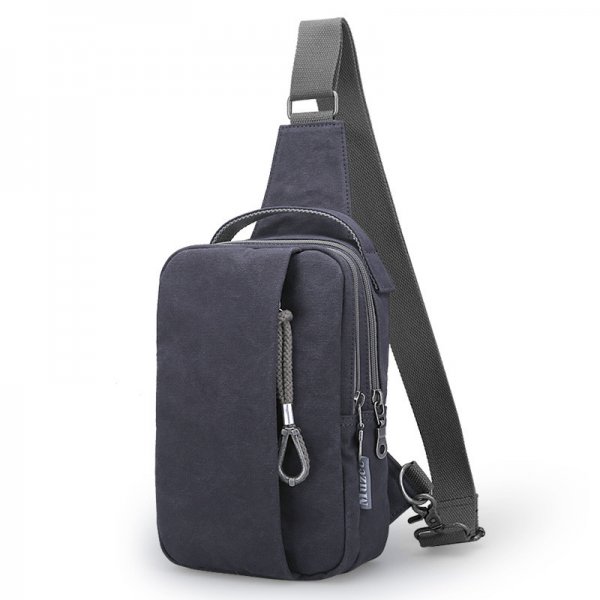 Men's casual canvas shoulder bag