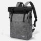 Leather leisure travel backpack