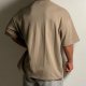 Large Size Loose Short Sleeve Muscle Drop Shoulder Cotton Heavy T-shirt