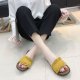 Fashionable Fungus Lace Design Slippers Flat Heel Women's Shoes