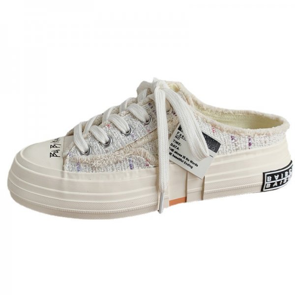 Summer Half-support Canvas Shoes Female