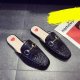 Half Slippers Women's Outer Wear Sandals Toe Caps Flat Bottom Lazy Mules