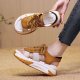 Thick-soled Casual Sandals Summer New Peep Toe Non-slip Lace-up Versatile Sneakers