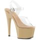 17cm Stiletto Heel Pole Dance Shoes Buckle Peep Toe Sandals Waterproof Platform Night Show Catwalk Show High Heels