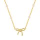 Bow Women's Light Luxury Ins Minority All-match Girlfriends Clavicle Chain