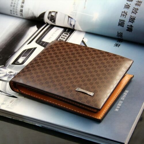 Men's Wallet Multi-Card Slot Creative Plaid Card Case