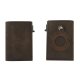 Leather Card Case Automatic Card Wallet Anti Lost