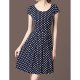 Female dress, dot print