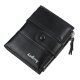 Men's New Double Zipper Creative Short Wallet