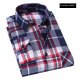 New Brushed Plaid Casual Long-sleeved Shirt For Men