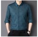 Autumn New Seamless Long-sleeved Men's Business Fashion Middle-aged Casual Shirt