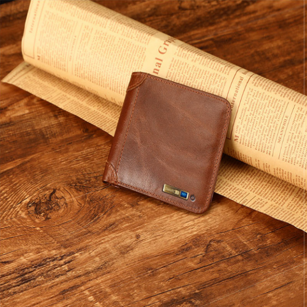 Men's wallet genuine leather