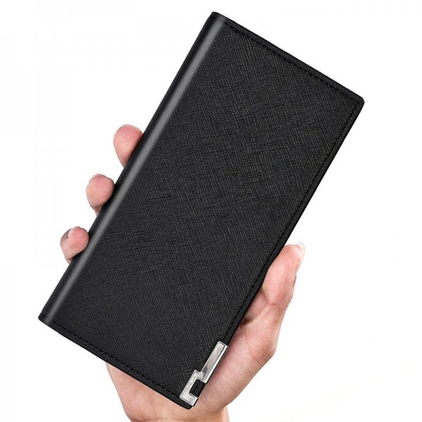 Men's Leather Long Card Case Wallet