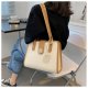 Contrasting Color Small Square Bag Simple Shoulder Bag Large Capacity Ladies Shoulder Bag