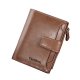 Men's Wallet Short Button Wallet Large Capacity