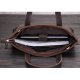 Crazy Horse Leather Business Leather Briefcase Cowhide Messenger Bag