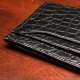 Crocodile Pattern Genuine Leather Fashionable Men's Multi Card Wallet