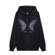 Men's Fashion Casual Loose Butterfly Rhinestone Sweater