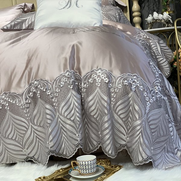 European Style Four-piece Silk Cotton Bedding