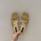 Women's Graceful And Fashionable Abnormal Shape Heels Square Toe Sandals