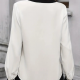 Women's Fashion Button Shirt Long Sleeve Top