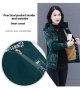 Disposable Glossy Surface Shell Jacket Fleece-lined Thickened Slim Fit