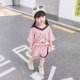 Two-piece Baby Girl Clothing Cartoon Hand T-shirt