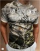 Retro Biker's Printed Round Neck Short Sleeve T-shirt