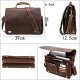 Fashion Personality Leather Men's Business Briefcase