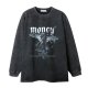 Men's Money First Printed Long-sleeved T-shirt