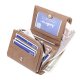 Wallet Men's Short Korean Version Of The Vertical Multi-card Position Three-fold Small Wallet Thin Buckle Coin Purse