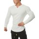 Autumn Men's Long-sleeved V-neck T-shirt