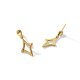 Ear Studs Irregular Hollow-out XINGX