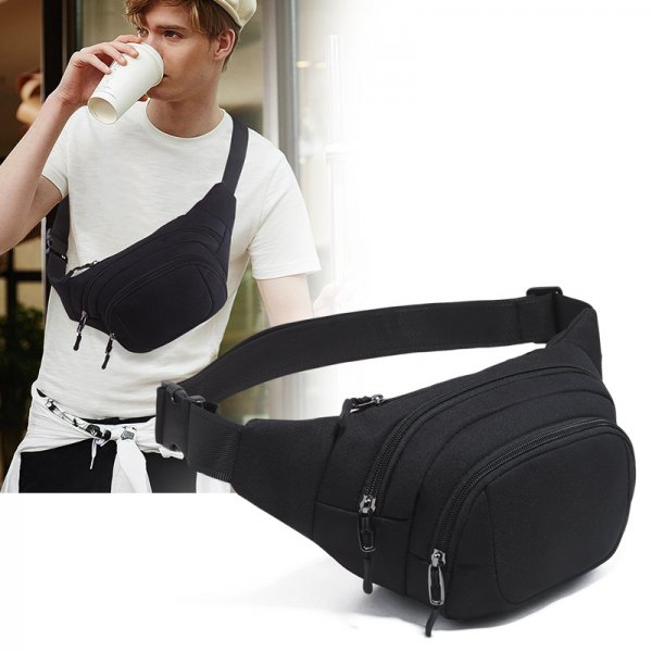 Messenger Bag Men's Multifunctional Large Capacity Sports Running Mobile Phone Waist Bag