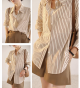 Long Sleeve Shirt Design Sense Niche Loose Early Autumn Top