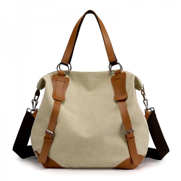 Portable Canvas Bag Versatile Casual Women's Shoulder Messenger Bag