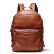 Large-capacity Cowhide Backpack Vegetable Tanned Leather Travel Bag European And American Retro