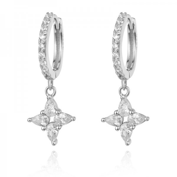 Elegant High-grade Earrings S925 Sterling Silver Earrings Anti-allergy Non-fading