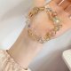 Fashion Glass Floral Ball Crystal Bracelet