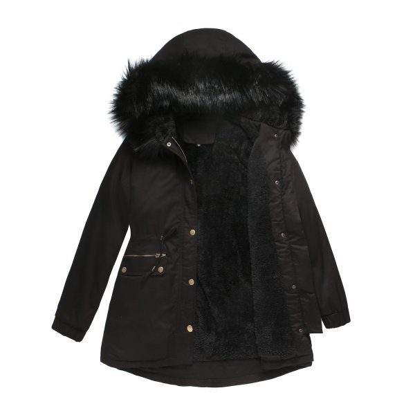 European Size Parka Workwear Cotton Coat Female