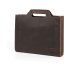 Crazy Horse Leather Retro Men's First Layer Cowhide Portable Briefcase