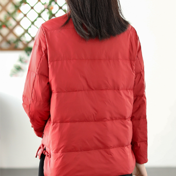 Women's Clothing Short Embroidery Down Jacket Women