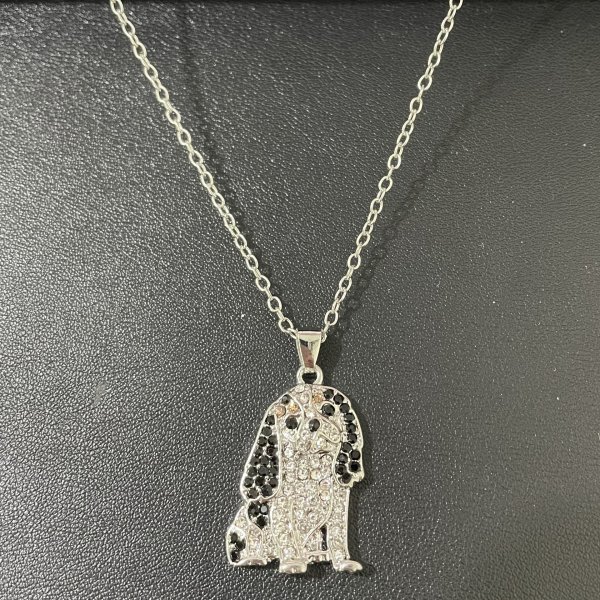 Cute Knight Dog Pendant Necklace