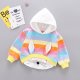 Baby Girl Long-Sleeved T-Shirt Children's Clothing Long-Distance Ear Hooded Clothing