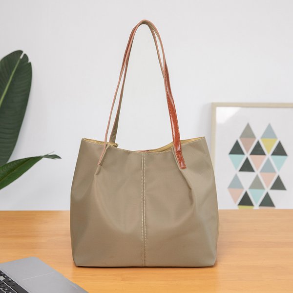 Large Capacity One-shoulder Casual Canvas Tote Bag Women's Shoulder Bag Waterproof Oxford Cloth