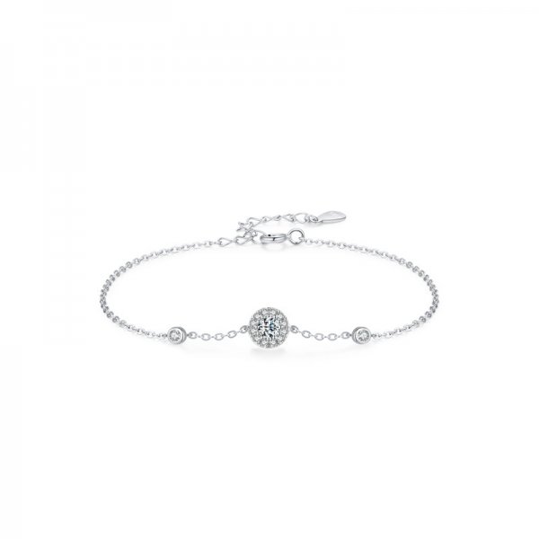 Full Diamond Thin Bracelet Temperament Personality