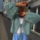 New Coat Fashion Cardigan Hollow Baggy Coat