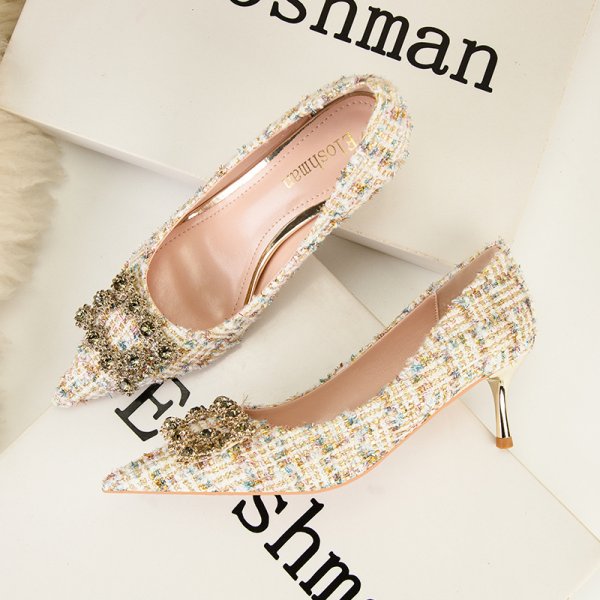 Skinny High Heels Stiletto Heel Shallow Mouth Pointed Toe