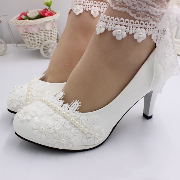 Women's Wedding Dress High Heels